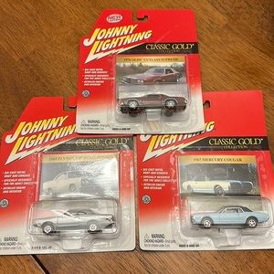 Johnny Lightning gold collection cars